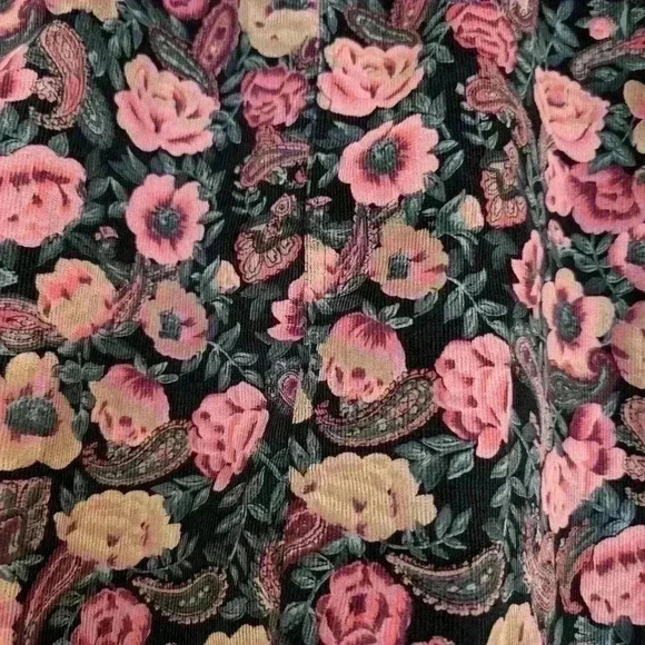 Vintage pink floral plus size 18 Jessica skirt - Picture 4 of 9